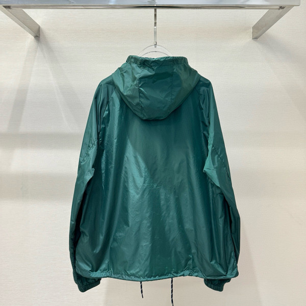Prada, Re-Nylon, Men's Jacket, Green