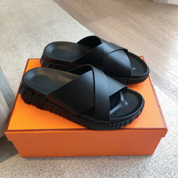 Hermes, Men's Slipper, Black