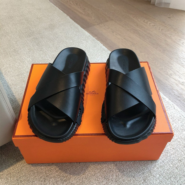 Hermes, Men's Slipper, Black