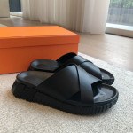 Hermes, Men's Slipper, Black