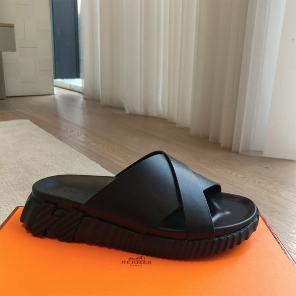 Hermes, Men's Slipper, Black