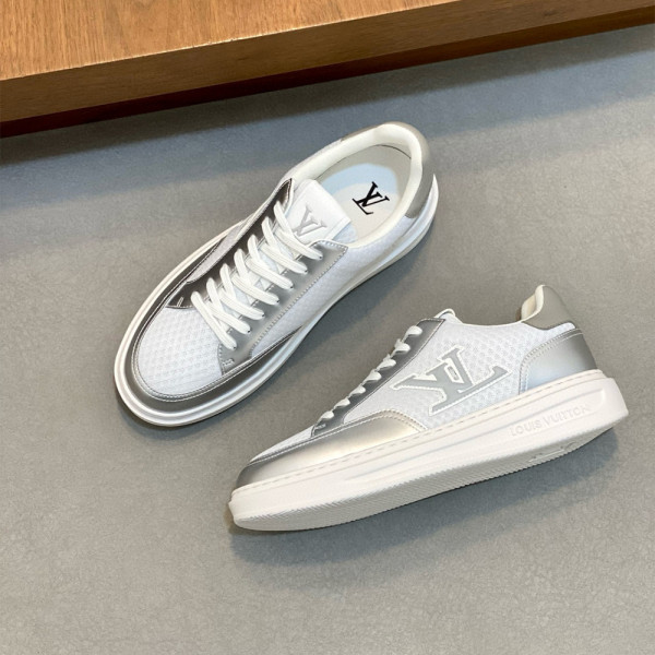 Louis Vuitton, Beverly Hills, Men's Sneaker, Silver