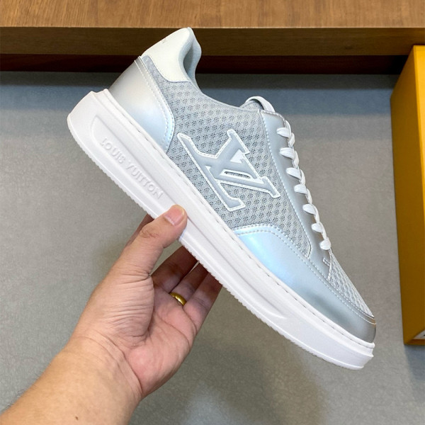 Louis Vuitton, Beverly Hills, Men's Sneaker, Silver