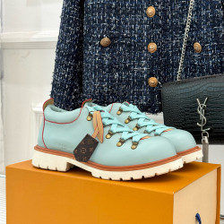 Louis Vuitton, Remix Derby, Heren Sneakers, Turquoise