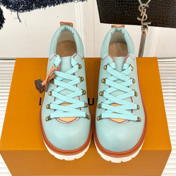 Louis Vuitton, Remix Derby, Heren Sneakers, Turquoise