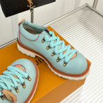 Louis Vuitton, Remix Derby, Heren Sneakers, Turquoise