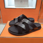 Hermes, Kazimir, Men's Slipper, Black