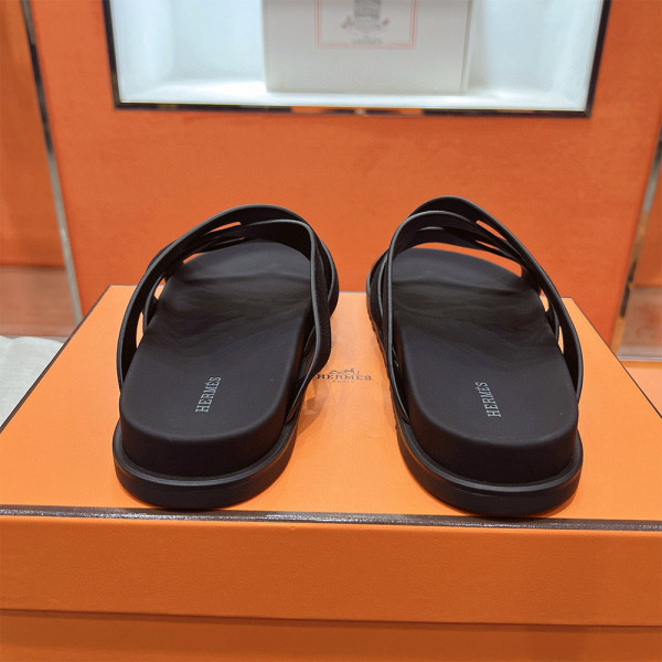 Hermes, Kazimir, Men's Slipper, Black