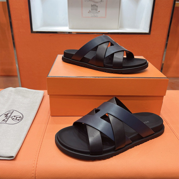 Hermes, Kazimir, Men's Slipper, Navy