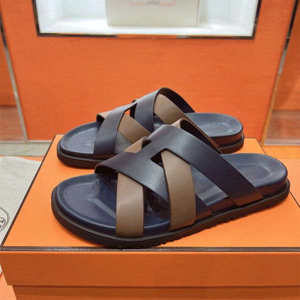 Hermes, Kazimir, Men's Slipper, Brown