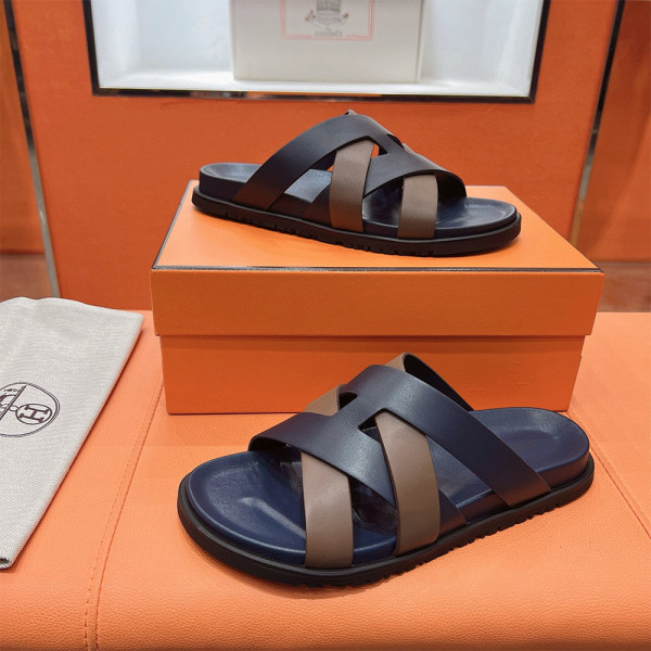 Hermes, Kazimir, Men's Slipper, Brown