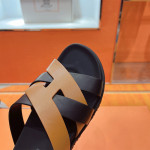 Hermes, Kazimir, Men's Slipper, Camel