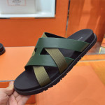 Hermes, Kazimir, Men's Slipper, Green
