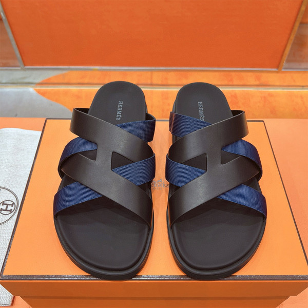 Hermes, Kazimir, Men's Slipper, Navy
