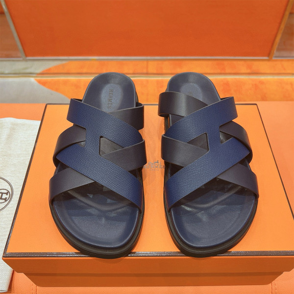 Hermes, Kazimir, Men's Slipper, Navy