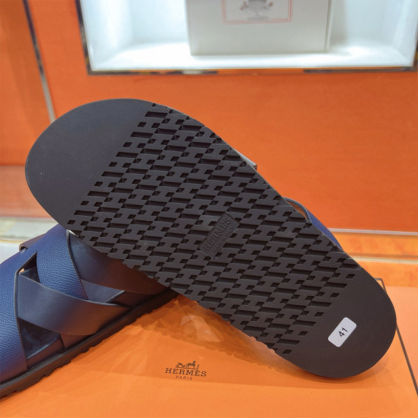 Hermes, Kazimir, Men's Slipper, Navy