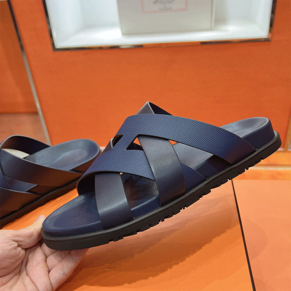 Hermes, Kazimir, Men's Slipper, Navy
