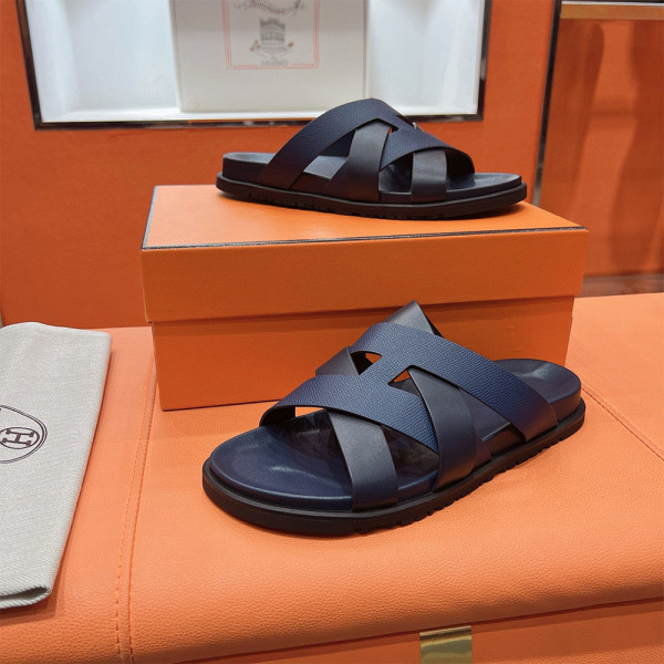 Hermes, Kazimir, Men's Slipper, Navy