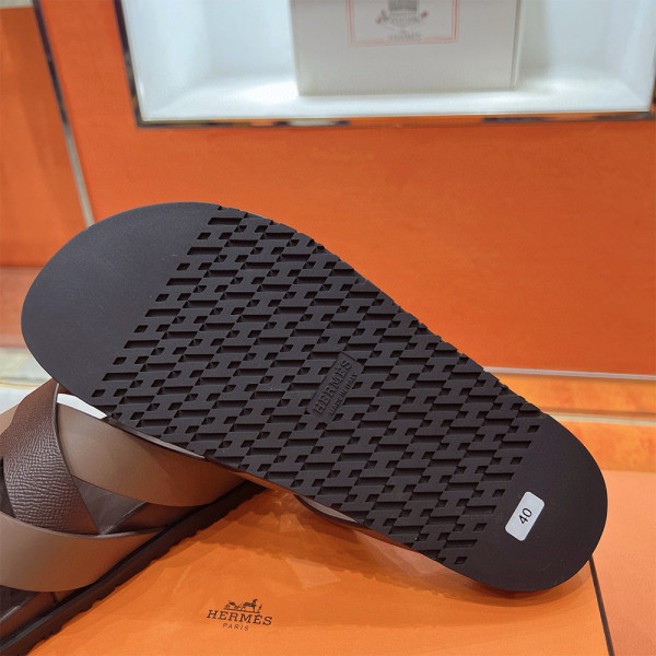 Hermes, Kazimir, Men's Slipper, Brown