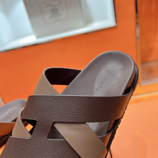 Hermes, Kazimir, Men's Slipper, Brown