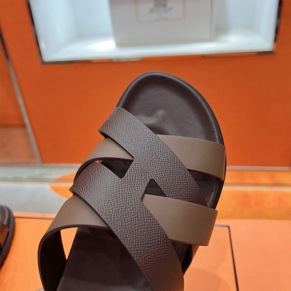 Hermes, Kazimir, Men's Slipper, Brown