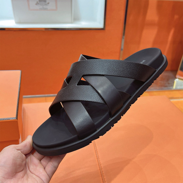 Hermes, Kazimir, Men's Slipper, Black