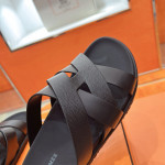 Hermes, Kazimir, Men's Slipper, Black