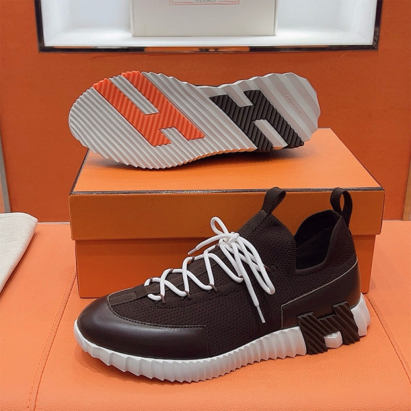 Hermes, Bouncing, Men's Sneaker, Dark Brown