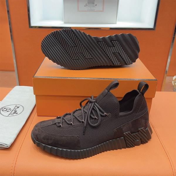 Hermes, Bouncing, Men's Sneaker, Brown