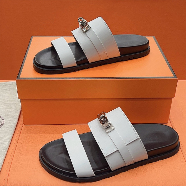 Hermes, Jackson, Men's Slipper, Grey