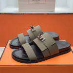 Hermes, Jackson, Men's Slipper, Khaki