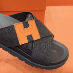 Hermes, Men's Slipper, Black