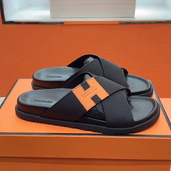 Hermes, Men's Slipper, Black
