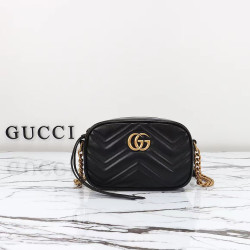 Gucci, Marmont Mini, Women's Bag, Black