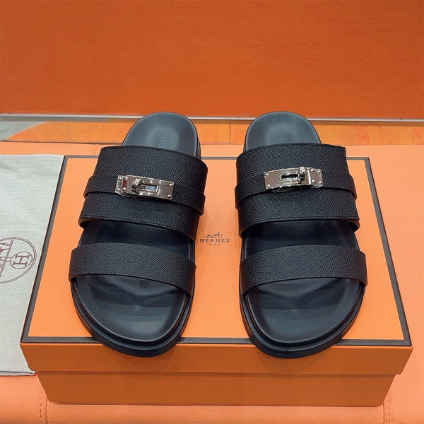 Hermes, Jackson, Women's Slipper, Black