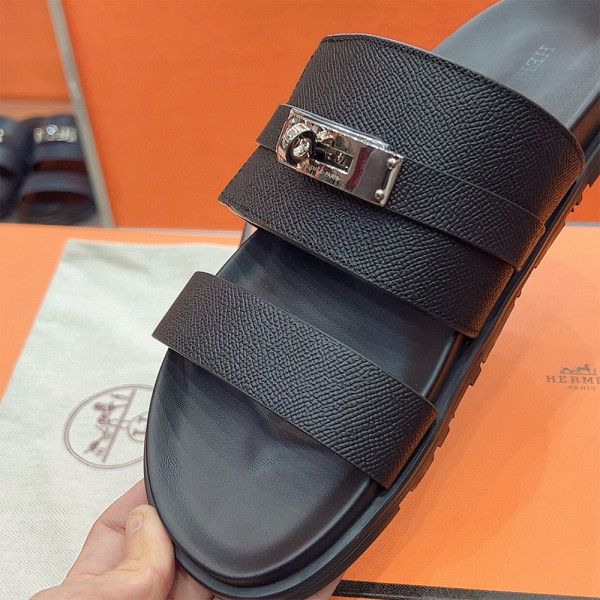 Hermes, Jackson, Women's Slipper, Black