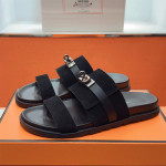 Hermes, Jackson, Women's Slipper, Black