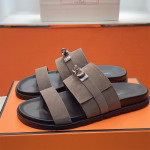 Hermes, Jackson, Women's Slipper, Brown