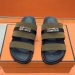 Hermes, Jackson, Women's Slipper, Khaki