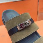 Hermes, Jackson, Women's Slipper, Khaki
