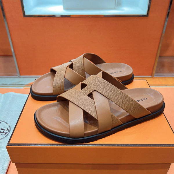 Hermes, Kazimir, Women's Slipper, Camel