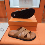 Hermes, Kazimir, Women's Slipper, Camel