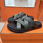 Hermes, Kazimir, Women's Slipper, Khaki