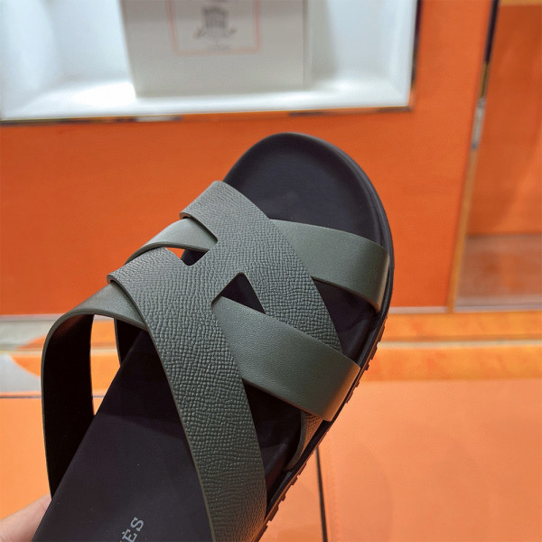 Hermes, Kazimir, Women's Slipper, Khaki