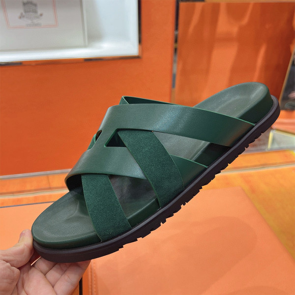 Hermes, Kazimir, Women's Slipper, Green