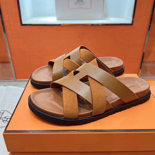 Hermes, Kazimir, Women's Slipper, Camel