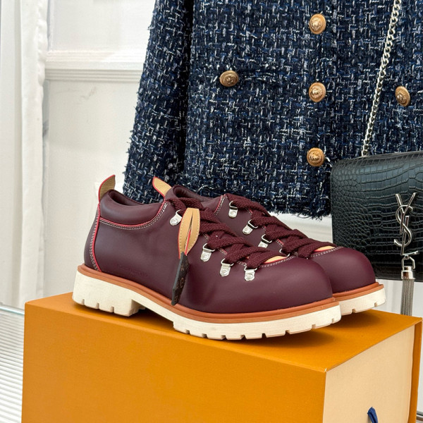Louis Vuitton, Remix Derby, Women's Sneaker, Burgundy