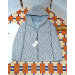 Christian Dior, Hooded, Men's Jacket, Blue