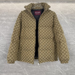 Gucci, Canvas Bomber, Women's Jacket, Brown