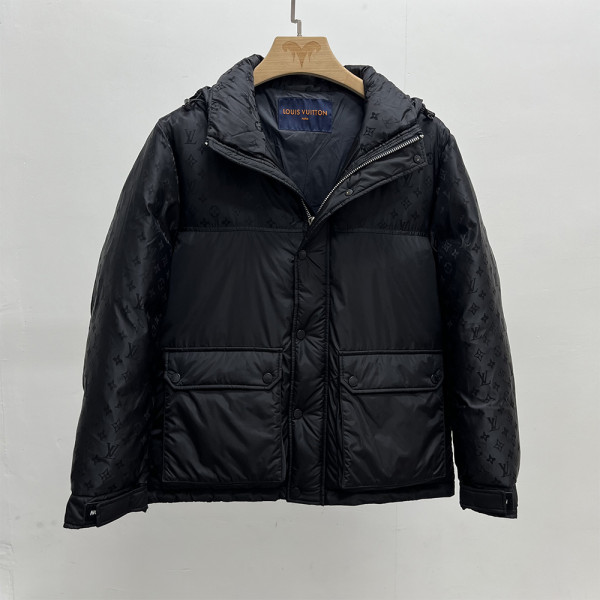 Louis Vuitton, Monogram, Men's Jacket, Black